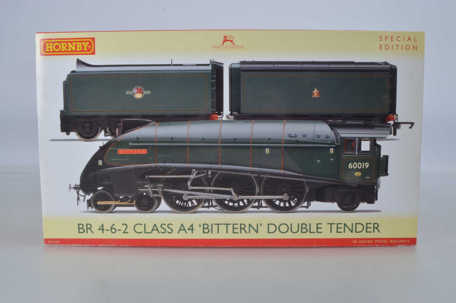 Lot 53 - Hornby (China) boxed 00 Gauge R3103            BR green Class A4 60019 'Bittern' Locomotive and Double Tenders