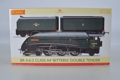 Lot 53 - Hornby (China) boxed 00 Gauge R3103            BR green Class A4 60019 'Bittern' Locomotive and Double Tenders