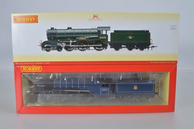 Lot 58 - Hornby (China) boxed 00 Gauge BR blue Class A1 and BR green Class B17/6  Locomotives and Tenders (2)