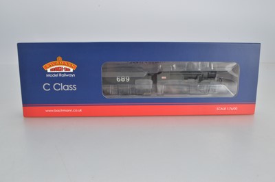 Lot 195 - Bachmann boxed 00 Gauge 31-460K SECR Wartime grey C Class 689 Locomotive and Tender