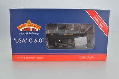 Lot 197 - Bachmann for Model Rail boxed 00 Gauge MR-102 Southern black USA Tank No 56