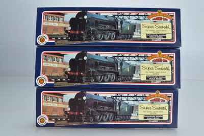 Lot 201 - Bachmann boxed 00 Gauge BR green Lord Nelson Class 4-6-0 Locomotives and Tenders (3)