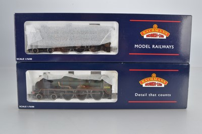 Lot 202 - Bachmann boxed 00 Gauge BR green Lord Nelson Class 30850 'Lord Nelson' 4-6-0 Locomotives and Tenders (2)