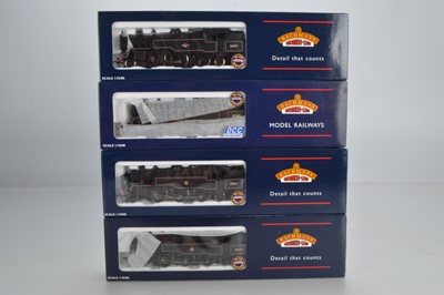 Lot 208 - Bachmann boxed 00 Gauge BR lined  black Standard Class 4MT 2-6-4 Tank Locomotives (4)