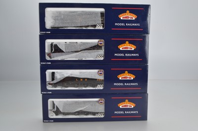 Lot 210 - Bachmann boxed 00 Gauge LMS plain black and three BR lined black Fairburn 2-6-4 Tank Locomotives DCC Ready (4)