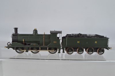 Lot 260 - 00 Gauge Kitbuilt Highland Railway plain dark green Drummond K Class 0-6-0 No 136 Locomotive and 8-wheel Tender