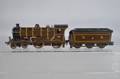 Lot 267 - 00 Gauge Kitbuilt North British Railway lined brown Glen Class D4 4-4-0 No 258 'Glen Roy' Locomotive and Tender