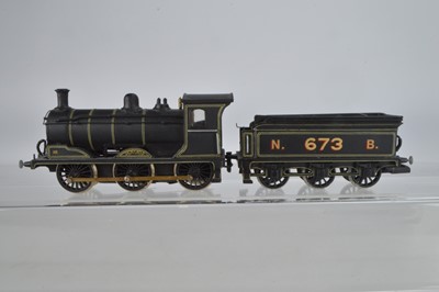 Lot 268 - 00 Gauge Kitbuilt North British Railway lined green C Class 0-6-0 No 673 'Maude' Locomotive and Tender