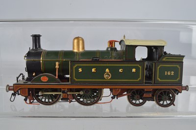 Lot 273 - 00 Gauge Kitbuilt South Eastern and Chatham Railway SECR lined green with white cab roof Wainwright H  Class 0-4-4T No 162 Tank Locomotive