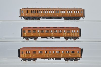Lot 277 - Three D & S or similar Models OO Gauge kitbuilt East Coast Teak Clerestory Coaches (3)
