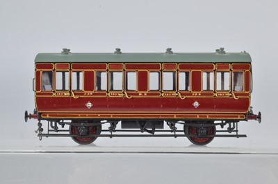 Lot 283 - Lawrence Scale Models OO Gauge kitbuilt Midland Railway 4-wheel Coach