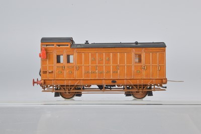 Lot 295 - OO Gauge kitbuilt North London Railway 4-wheel Luggage and Guards Van