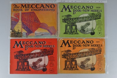 Lot 308 - Meccano group of Australian Export product Catalogues and Books of New Models (4)