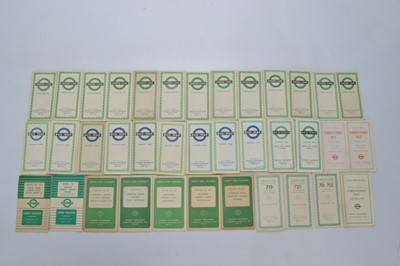 Lot 328 - 1950s Green line/Country Area Public Transport Pocket Maps/Timetables  (37)
