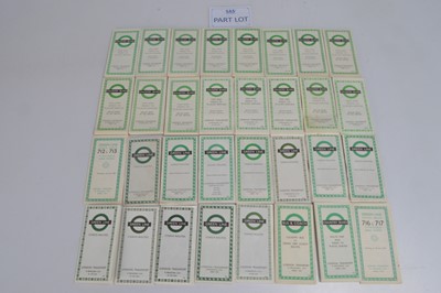 Lot 331 - 1960s Green line and Country Buses Pocket Maps/Timetables (70)