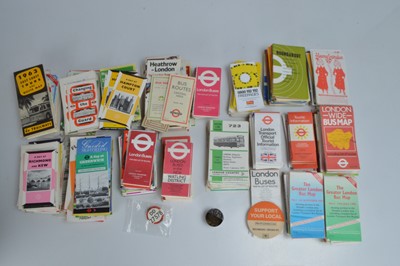 Lot 333 - 1970s and Later London Transport and Other Pocket Timetables and Ephemera (680)