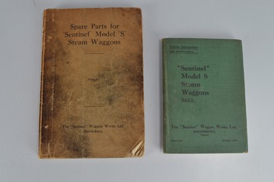 Lot 342 - 1933 Sentinel  Model S Steam Waggon D.I.S.I.  Instructions to Drivers Booklet and Spare Parts Catalogue (2)