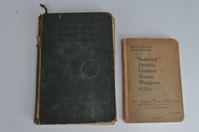 Lot 343 - 1938 Sentinel Double Geared Steam Waggon 32 DG  Instructions to Drivers Booklet and Spare Parts Catalogue (2)