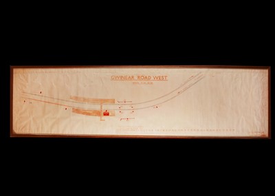 Lot 347 - Diagram of Gwinear Road West 1954