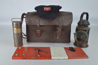 Lot 350 - BR Workers Accoutrements and Small Signal Arm (7)