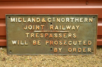 Lot 354 - Midland & Great Northern Joint Railway Notice