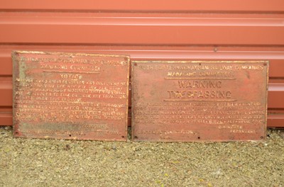 Lot 355 - Two SE&CR Railway Notices (2)