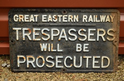Lot 357 - GER Railway Notice