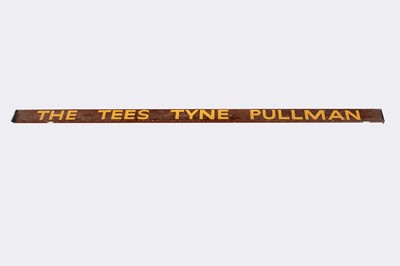 Lot 364 - Coach board The Tyne Tees Pullman