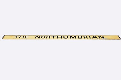 Lot 365 - Coach board The Northumbrian