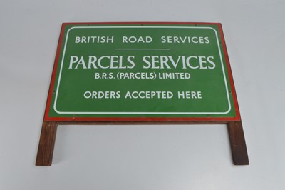 Lot 389 - British Road Services BRS Enamel Sign