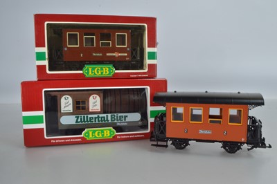Lot 425 - LGB Zillertal Railway Coaches Old Style (3)