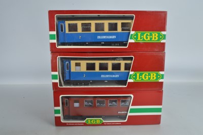 Lot 426 - LGB Zillertal Railway Bogie Coaches (3)