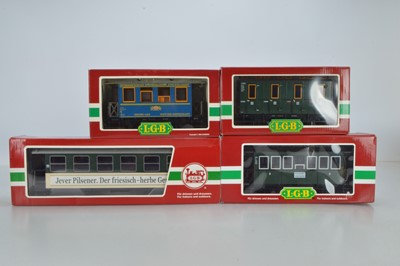 Lot 428 - LGB Various 2 & 4 Axle Coaches (4)