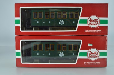 Lot 429 - LGB RhB Old Style Coaches (2)