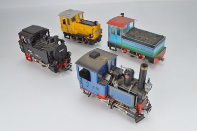 Lot 440 - LGB unboxed 4 X 0-4-0 Locomotive two heavily modified (4)