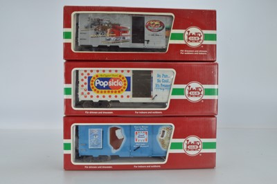 Lot 446 - LGB American Box Cars (3)