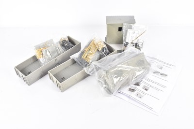 Lot 469 - Swift Models G Gauge kit built and painted rolling stock narrow gauge 16mm wagons, (4)