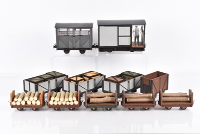 Lot 472 - Swift Models and similar narrow gauge built kit and painted rolling stock  (11)