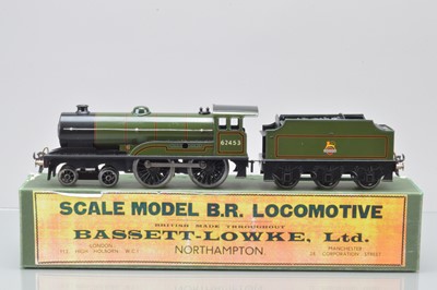 Lot 496 - Bassett Lowke 0 Gauge 4-4-0 Loco & Tender BR lined green 'Prince Charles', No.62453
