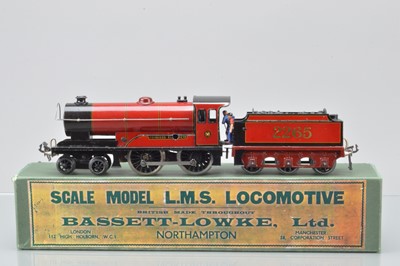 Lot 500 - Bassett Lowke 0 Gauge 4-4-0 Loco and Tender 'Princess Elizebath' No 2265