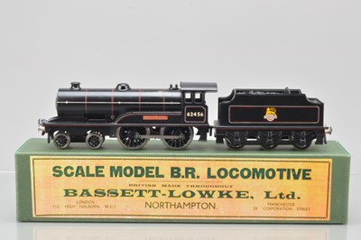 Lot 508 - Bassett Lowke 0 Gauge 4-4-0, Loco and Tender, BR lined Black, No 62456, 'Princess Anne'