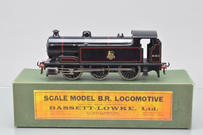 Lot 510 - Bassett Lowke 0 Gauge 0-6-0 Tank Locomotive, BR black lined red, No 41611