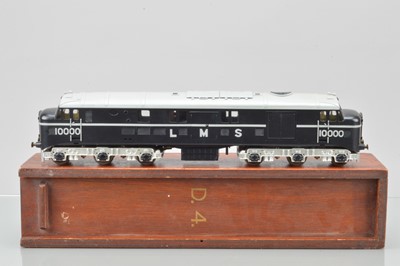 Lot 511 - Bond's 0 Gauge Class 16-2 Co-Co Diesel LMS Black with Silver lining, No 10000