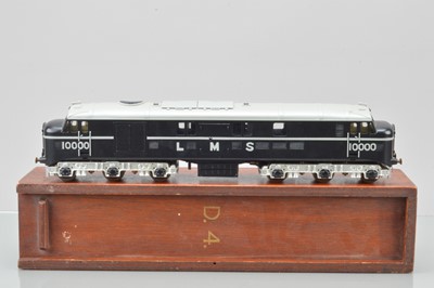 Lot 511 - Bond's 0 Gauge Class 16-2 Co-Co Diesel LMS Black with Silver lining, No 10000
