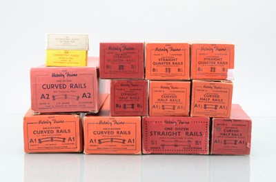 Lot 528 - Hornby  O Gauge boxed track, (11 boxes)
