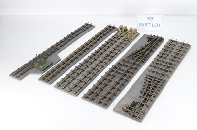 Lot 541 - Bassett Lowke O Gauge all brass 2- rail track (23)
