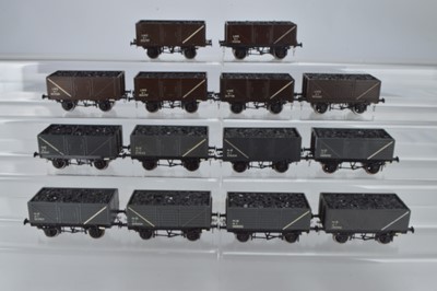 Lot 553 - Leeds Model Company O Gauge LMS and N.E open wagons, (14)