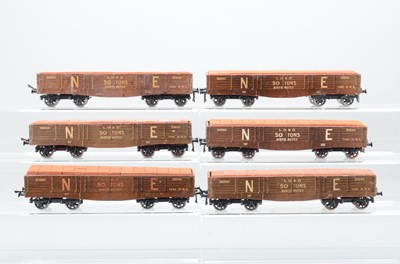 Lot 564 - Leeds Model Company O Gauge N.E Bogie Brick Wagon (6)