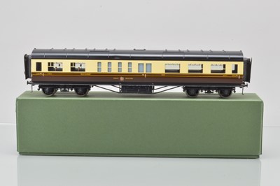 Lot 584 - Exley O Gauge  GWR 1st / 3rd class Restaurant Car