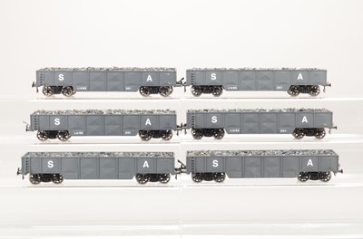 Lot 606 - kit / Scotch built O Gauge Bogie Coal Wagons (6)